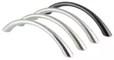 HANDLE ARCH PULL ZINC ALLOY POLISHED CHROME 128MM CTC